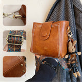 Dealora™ Vintage Modetasche mit verstellbarem breitem Schulterriemen