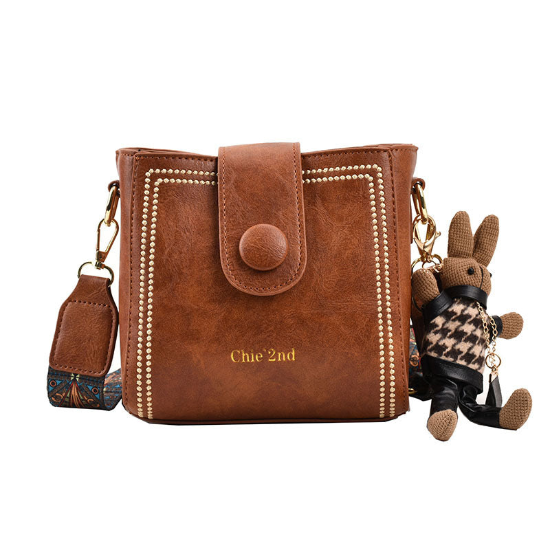 Dealora™ Vintage Modetasche mit verstellbarem breitem Schulterriemen