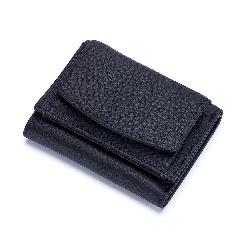 Handgefertigte RFID-Geldbörse aus weichem Leder