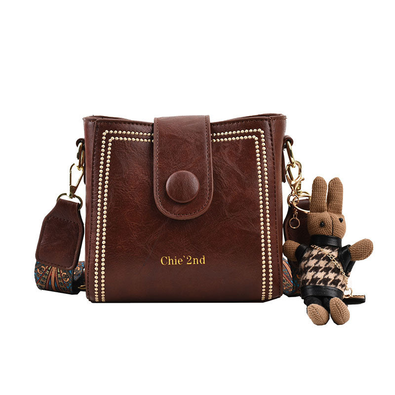 Dealora™ Vintage Modetasche mit verstellbarem breitem Schulterriemen